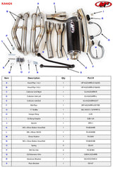 M4 Exhaust Full System With X96 Carbon Canister - KA4424