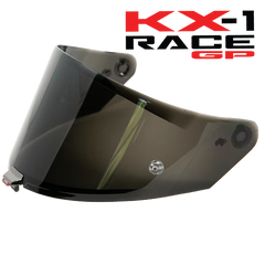 KYT KX-1 Race Visors Helmet - Dark Smoke