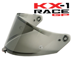 KYT KX-1 Race Visors Helmet - Light Smoke