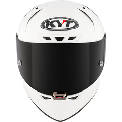 KYT KX-1 Race GP Helmet - Plain White (Glossy)