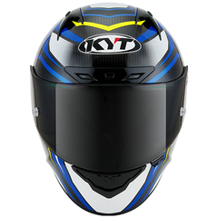 KYT NZ-Race Carbon Helmet - Carbon Stride Blue/White