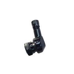 Tubeless valve for racing rim 90° angled