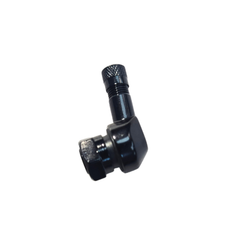 Tubeless valve for racing rim 90° angled