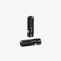Bonamici Racing Aluminium Pair of knurled fold-up front-pegs