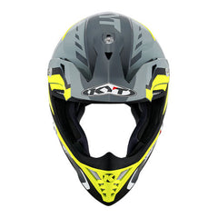 KYT Skyhawk Helmet - Glowing Anthracite/Yellow