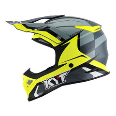 KYT Skyhawk Helmet - Glowing Anthracite/Yellow