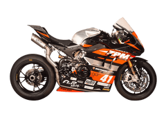 Spark Ducati Panigale V4 S/R Streetfighter "Double Grid-O" Titanium Semi-Full Exhaust System (SingleArm Rear)