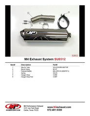 M4 Exhaust Slip-On with Polished Canister - SU6512