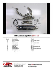 M4 Exhaust Full System with Polished Canister - SU6752