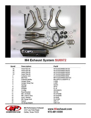 M4 Exhaust Full System with Polished Canister - SU6972