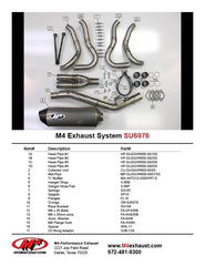M4 Exhaust Full System with Titanium Canister - SU6976