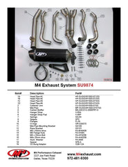 M4 Exhaust Race Full System with Carbon Fiber Canister - SU9874