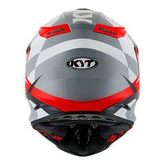 KYT Skyhawk Helmet - Glowing White/Red