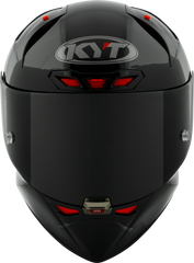 KYT KX-1 Race GP Helmet - Plain Black (Glossy)