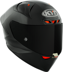 KYT KX-1 Race GP Helmet - Plain Black (Glossy)