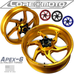 Core Moto wheels Apex-6 Yamaha R6 2017-2024 Forged