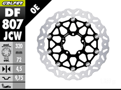 Galfer Ducati Diavel V4 / X Diavel Front Brake 320mm Billet Floating Floatech Rotor (2019-)