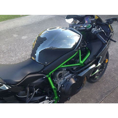 TechSpec KAWASAKI NINJA H2 (2015 - CURRENT) Snake Skin Tank Grips: Free Center Tank Protector 6 Included