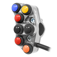 Jet Prime Street version left handlebar switch for Yamaha YZF-R1/M Titanium Grey