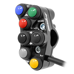 JETPRIME Street version left handlebar switch for Ducati Panigale V4/S/R 2018-24