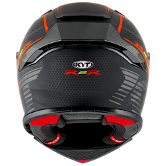 KYT R2R Graphic Helmet - Concept Matte Black/Red