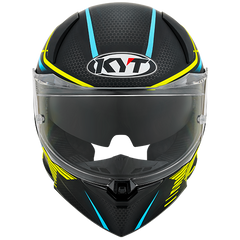 KYT R2R Graphic Helmet - Concept Matte Black/Yellow