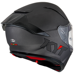 KYT R2R Solid Helmet - Gunmetal (Matte)