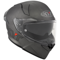 KYT R2R Solid Helmet - Gunmetal (Matte)