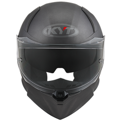 KYT R2R Solid Helmet - Gunmetal (Matte)