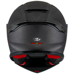 KYT R2R Solid Helmet - Gunmetal (Matte)