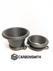 Carbon Smith 2020-2024 APRILIA RS660 DIMPLED VELOCITY STACKS FOR RACE EXHAUST