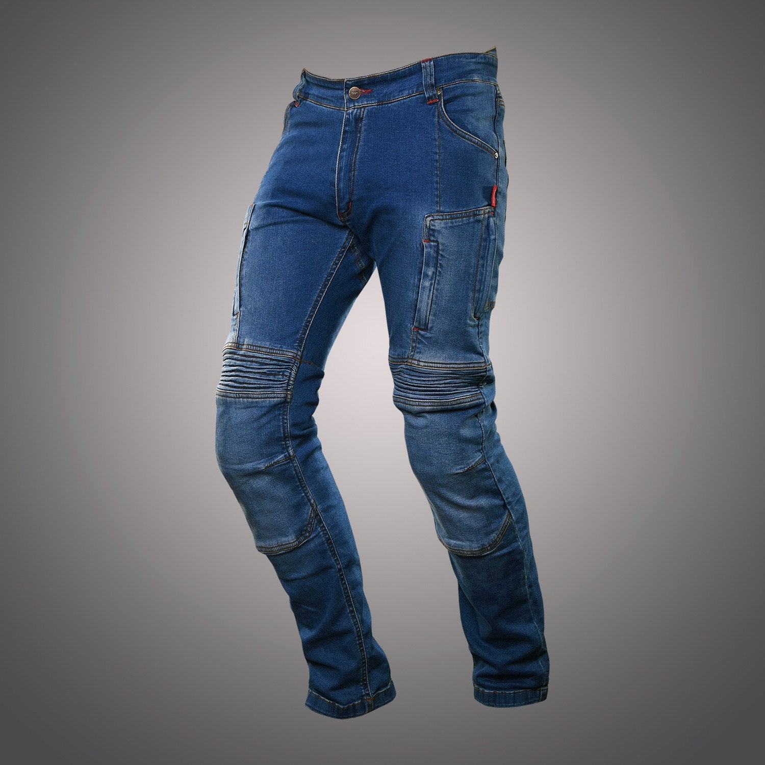 B:O:S Motorcycle Aramid Jeans – Black, With Hip Protectors, Summer Riding Pants For Men