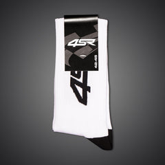 4SR Socks We Are Racers White
