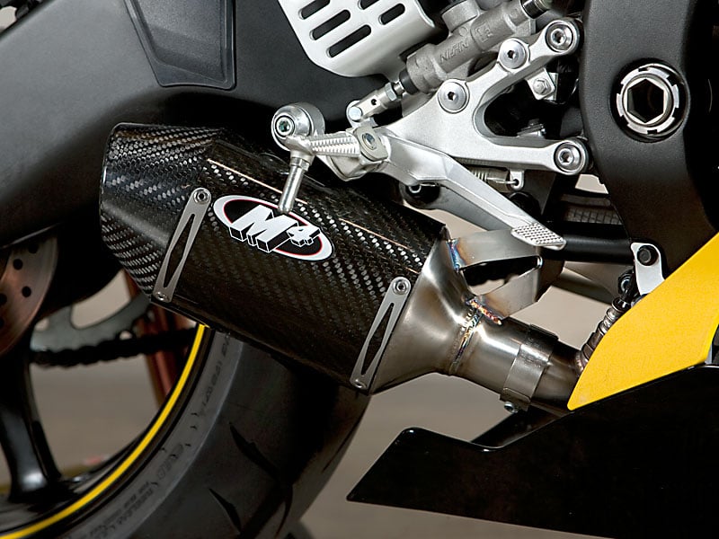 M4 Exhaust Muffler Box Eliminator with Street Slayer Canister - YA6624-MBE