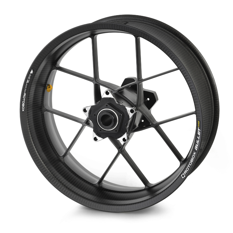 Rotobox Bullet Pro symetrical rear wheel carbon fiber gloss