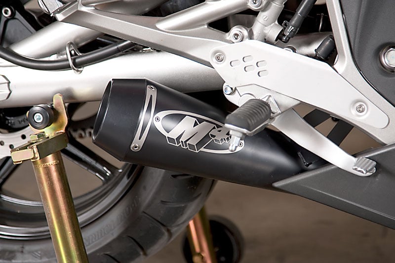M4 Exhaust Slip-On System with Black GP Canister - KA6612-GP