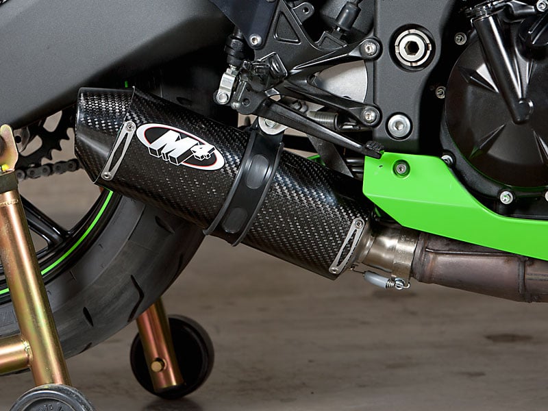 M4 Exhaust Street Slayer Slip-On with Carbon Fiber Canister - KA9734