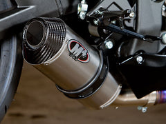 M4 Exhaust Street Slayer Slip-On System with Titanium Canister - KA9926
