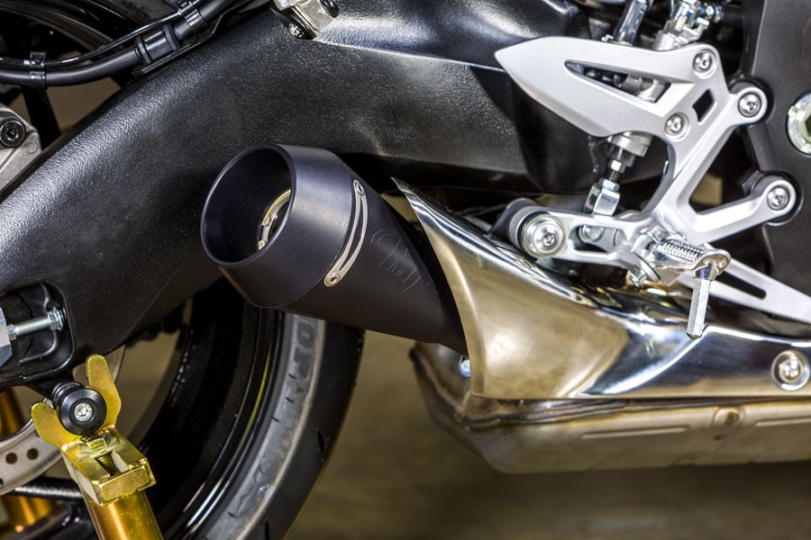 M4 Exhaust GP Black Satin Slip-On System - SU9212-GP