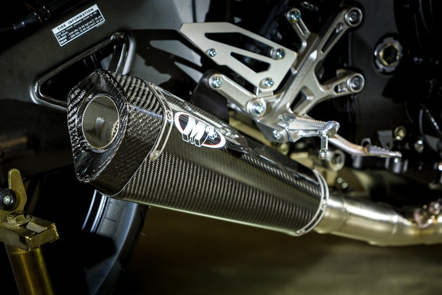 M4 Exhaust Slip-On with X-Model Carbon Fiber Canister - YA6924