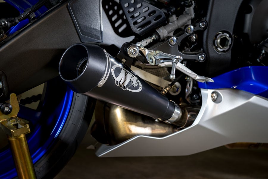 M4 Exhaust Slip-On with Black GP Canister - YA6622