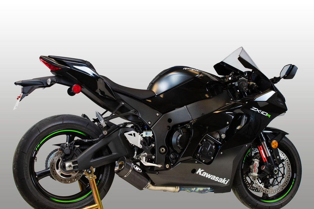 M4 Exhaust Street Slayer Slip-On with Carbon Canister - KA9964