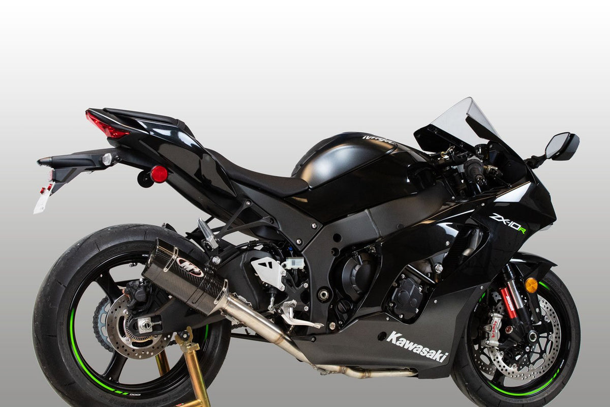 M4 Exhaust Full System Stainless with Tech1 Carbon Fiber Canister - KA9954
