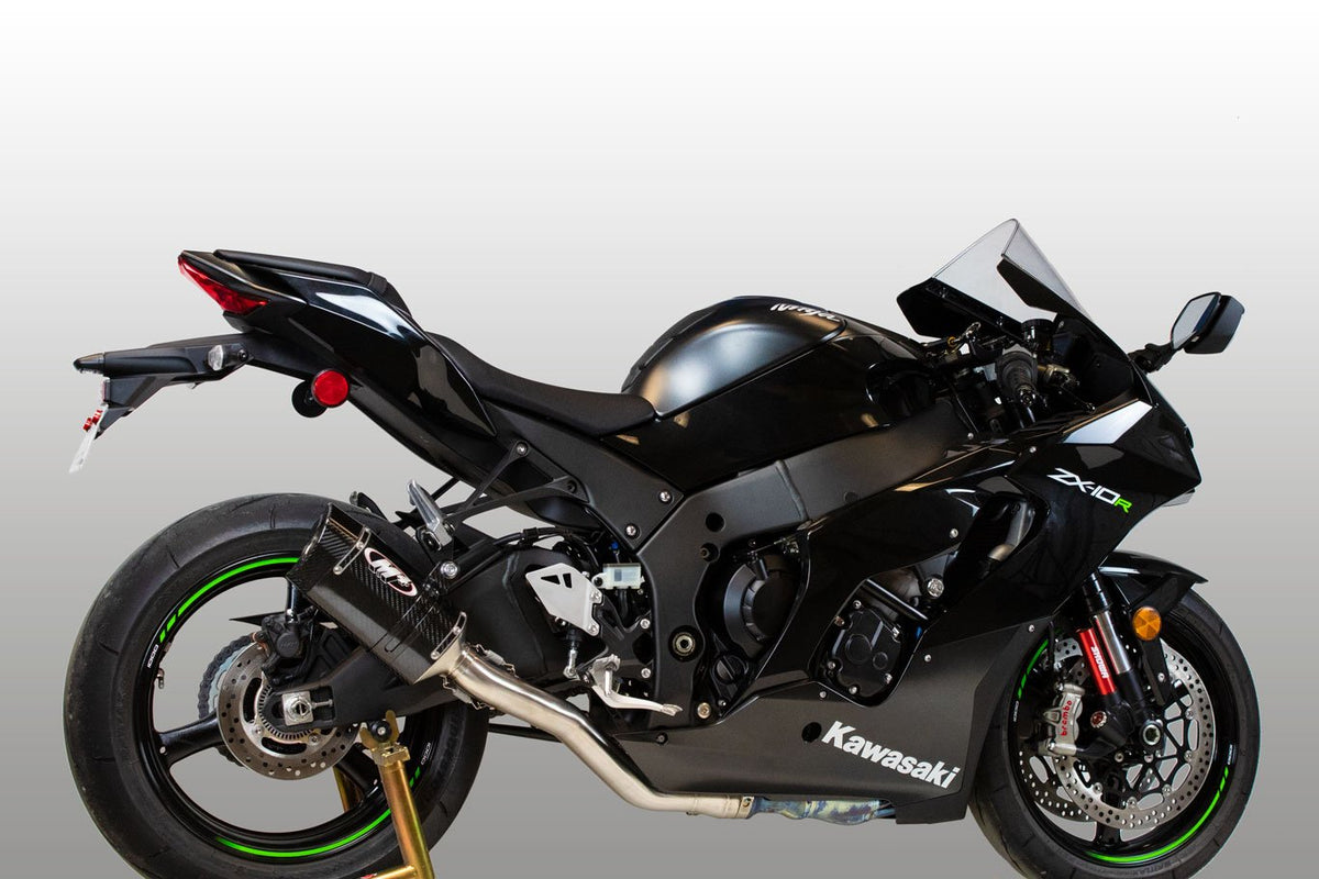 M4 Exhaust Titanium Half System with Tech1 Carbon Fiber Canister - KA9974