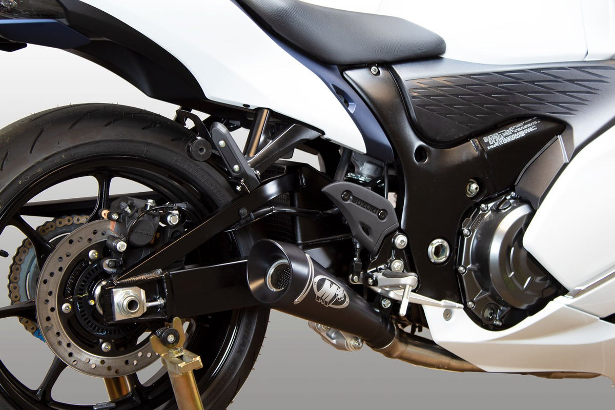 M4 Exhaust Full System with Black GP19 Canister - SU8362-GP19