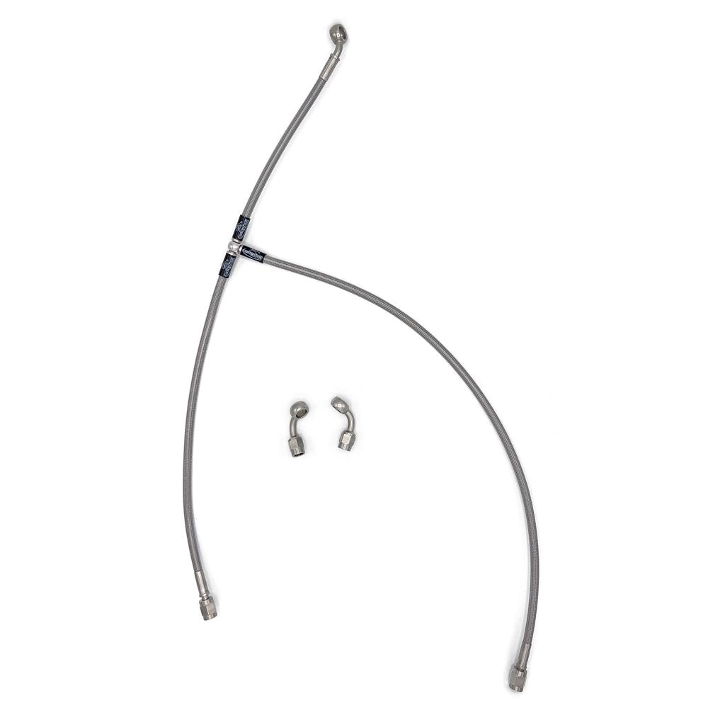 Alpha Racing Front brake line set, quick connector, V2