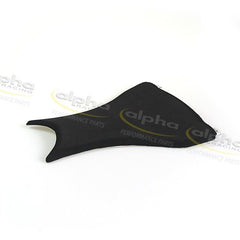 Alpha Racing Seat bench plate GRP white with rubber pad