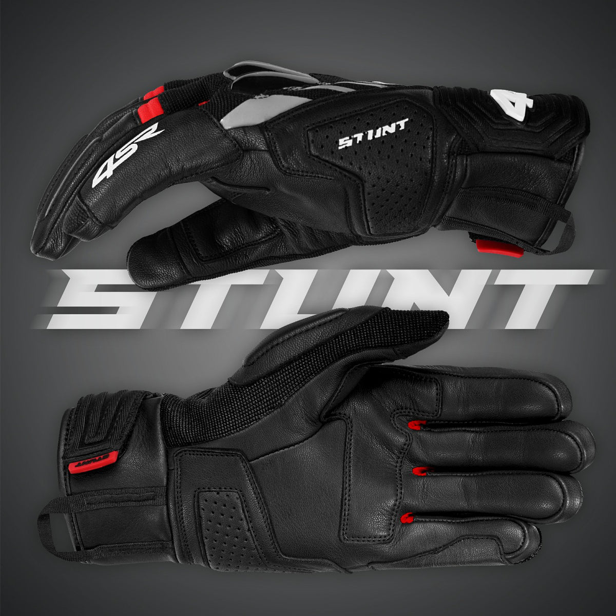 4SR Stunt Red Gloves