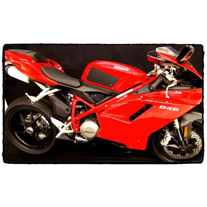 TechSpec DUCATI 1198 / 1098 / 848  (2007 - 13) XL2 Tank Grips: Free Center Tank Protector 2 Included