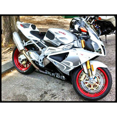 TechSpec APRILIA TUONO R 1000 (2006 - 10)  RSV 1000 R (2004 - 10) Snake Skin Tank Grips